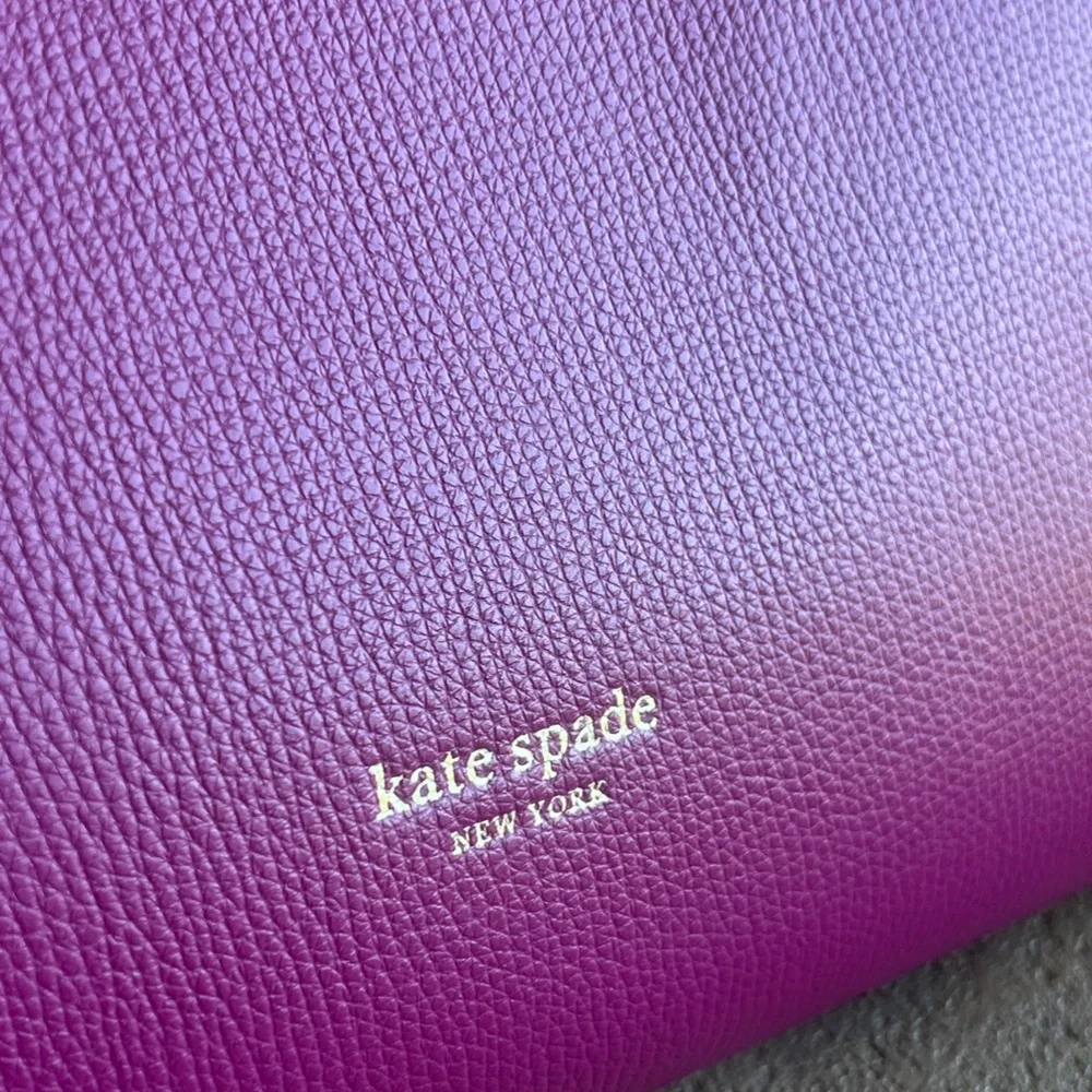 Kate Spade Molly Tote with Wristlet Metallic Pink - Picture 13 of 17